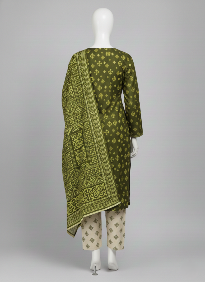 3 Piece - Bareeza Digital Lawn By Al Tawakkal Fabrics