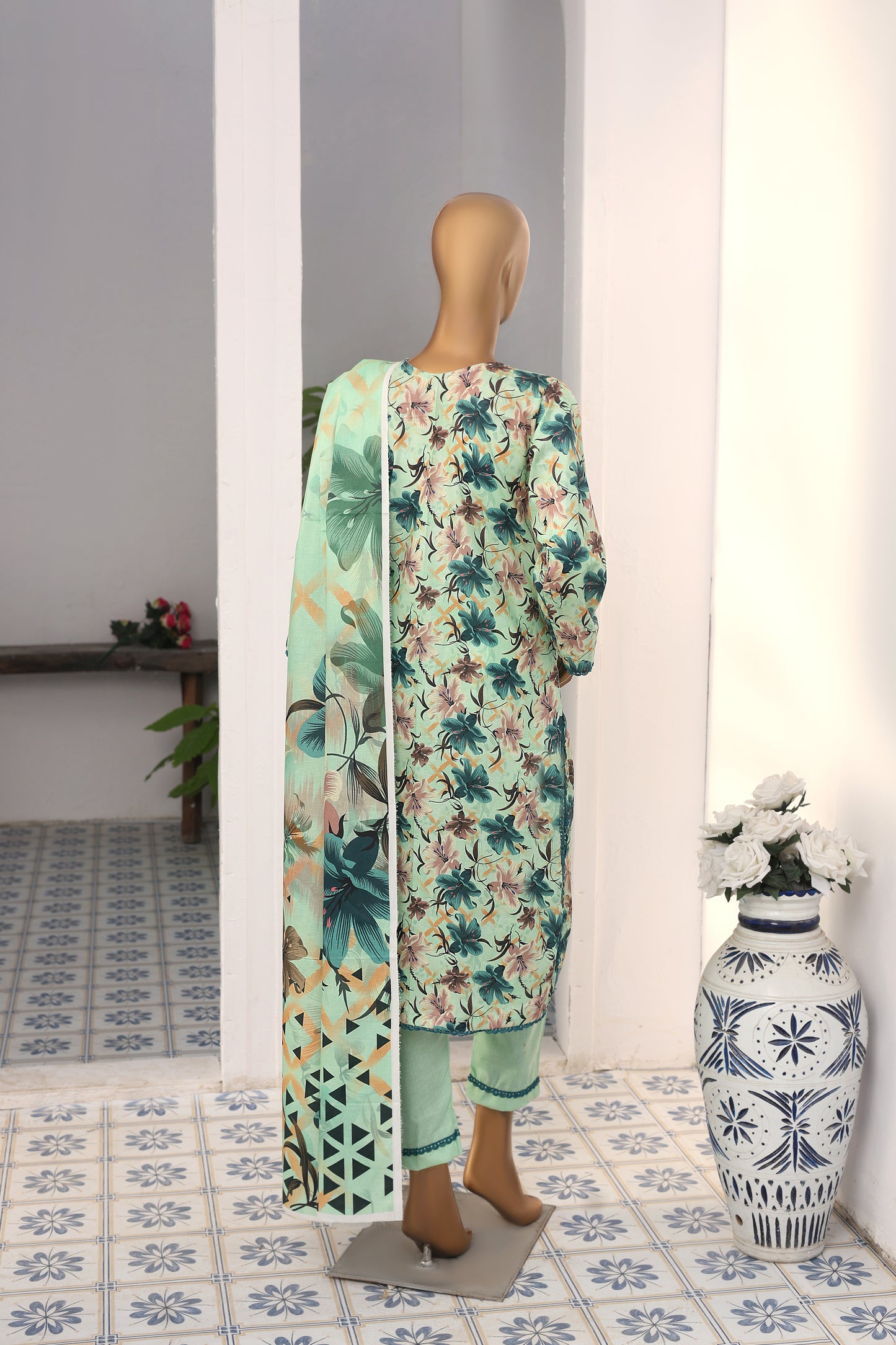 3 Piece - Bareeza Digital Cotton By Al Tawakkal Fabrics