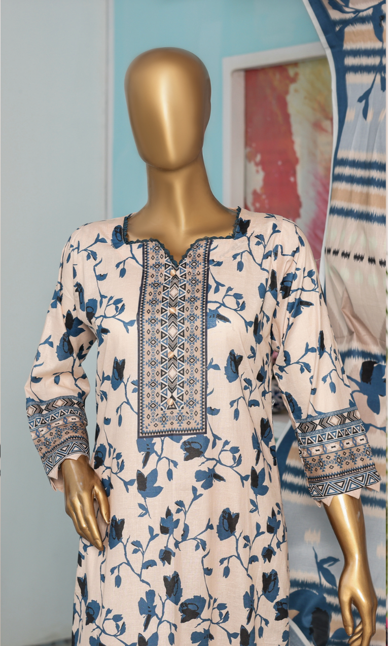 3 Piece - Bareeza Digital Cotton By Al Tawakkal Fabrics