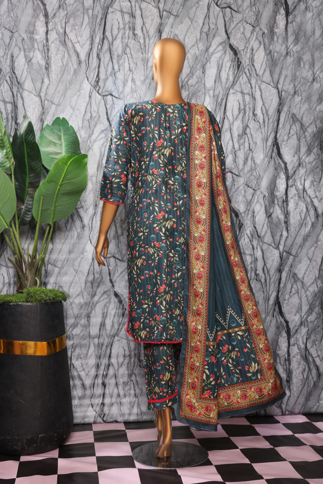 3 Piece - Bareeza Digital Cotton By Al Tawakkal Fabrics