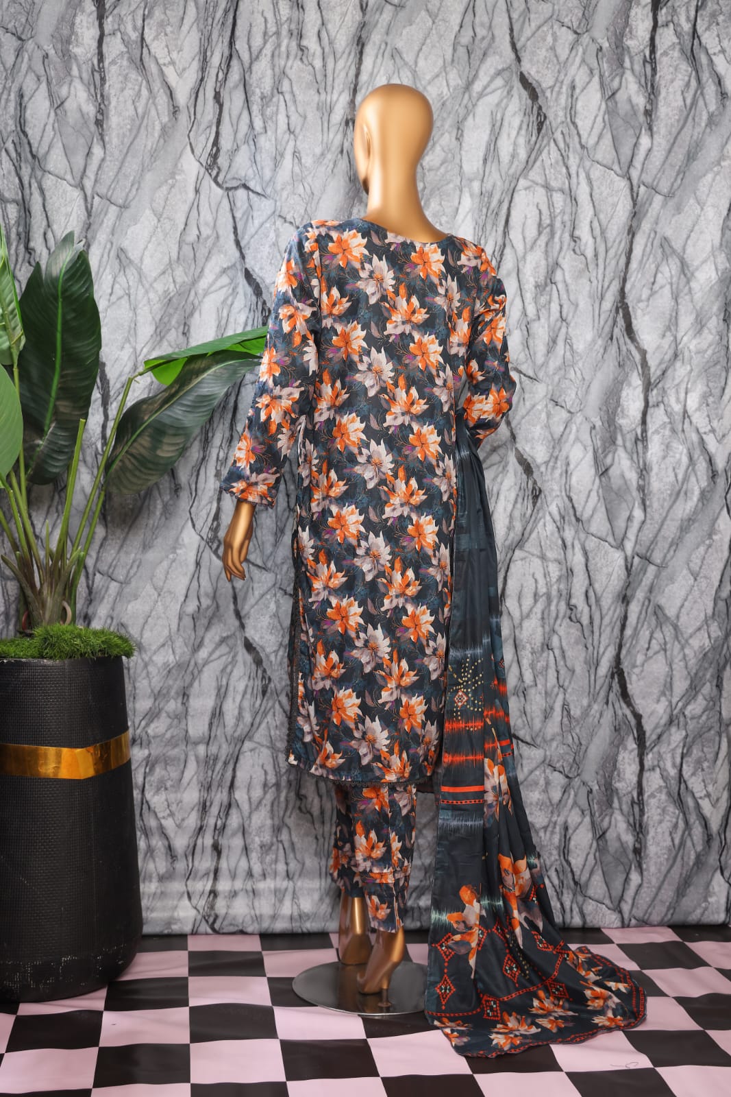 3 Piece - Bareeza Digital Cotton By Al Tawakkal Fabrics