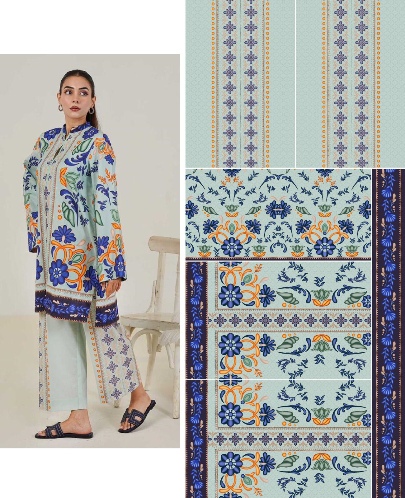 Co-ord set by Al Tawakkal