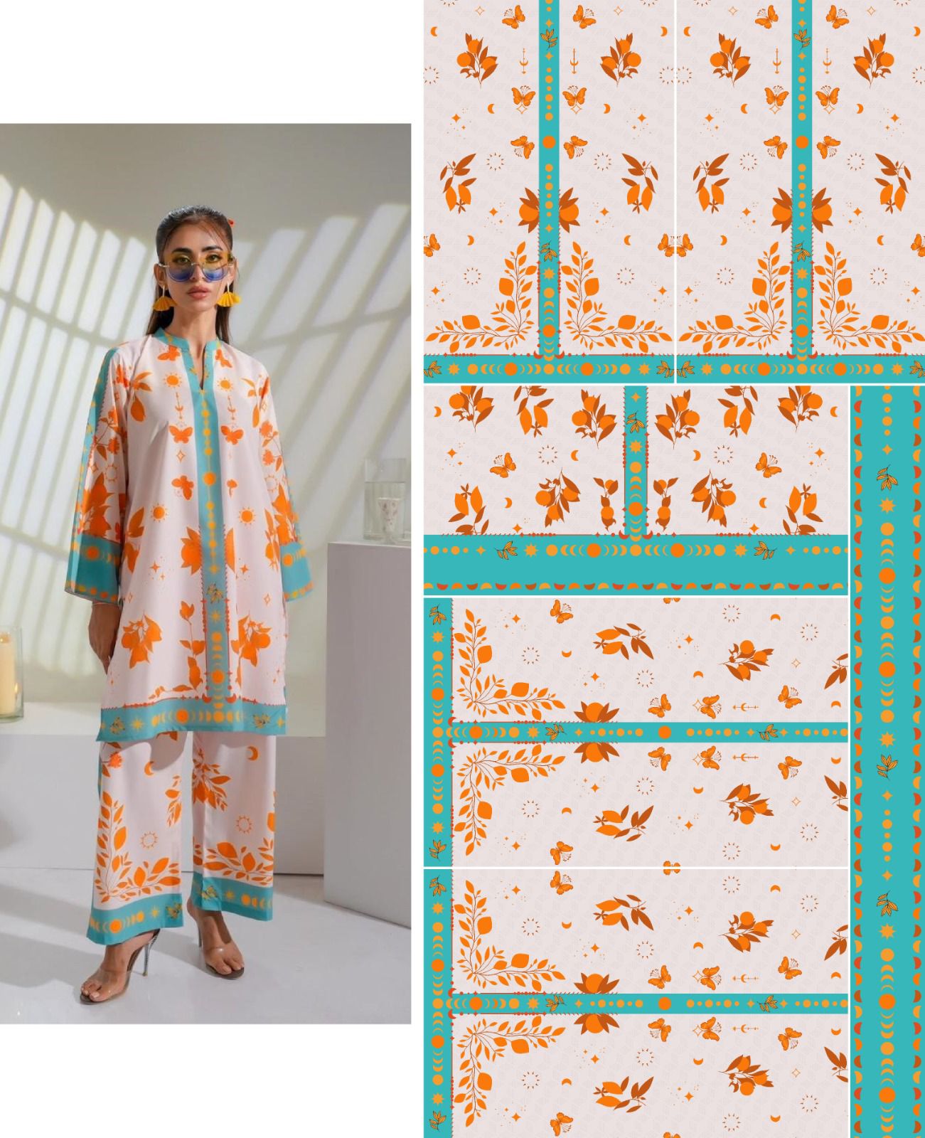 Co-ord set by Al Tawakkal