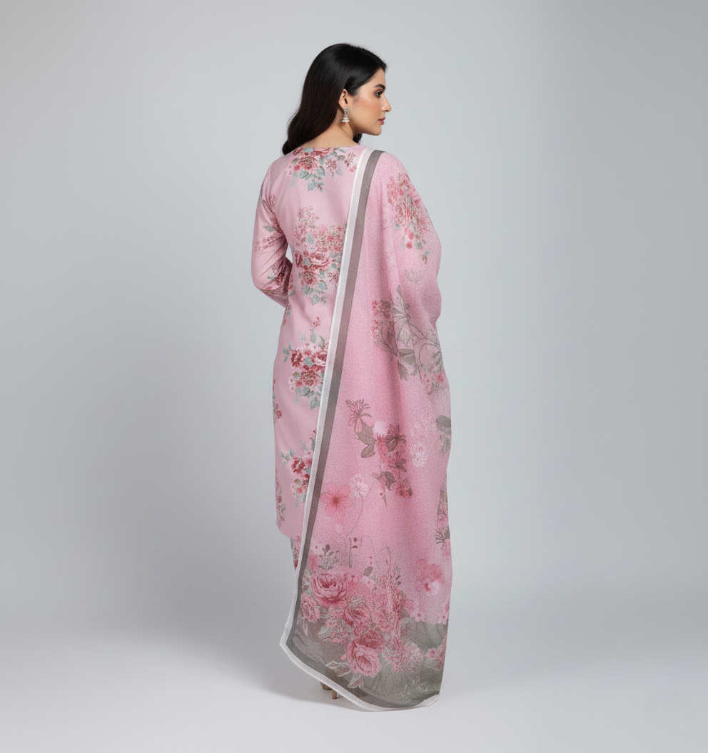 3 Piece - Bareeza Digital Chiffon By Al Tawakkal Fabrics