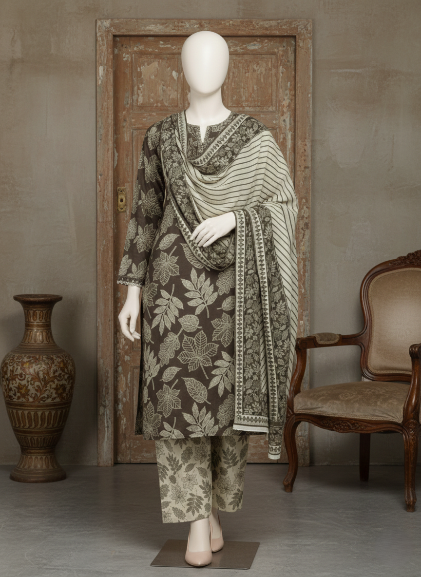 3 Piece - Bareeza Digital Lawn By Al Tawakkal Fabrics