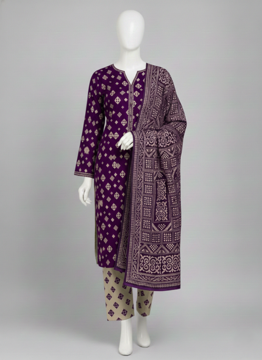 3 Piece - Bareeza Digital Lawn By Al Tawakkal Fabrics