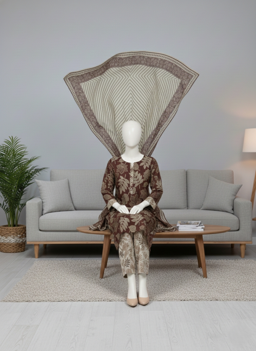 3 Piece - Bareeza Digital Lawn By Al Tawakkal Fabrics