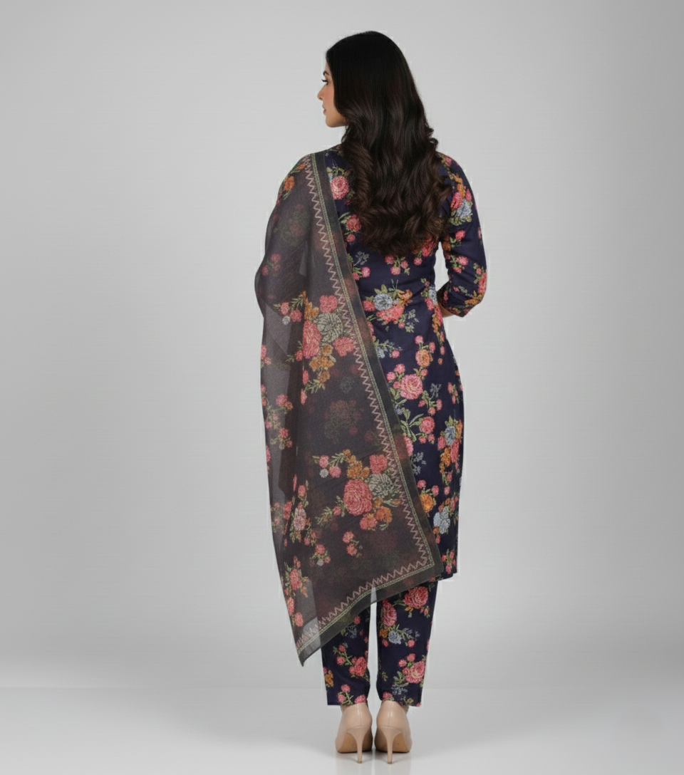 3 Piece - Bareeza Digital Chiffon By Al Tawakkal Fabrics