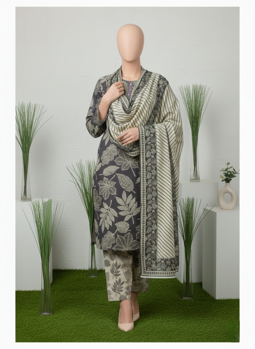 3 Piece - Bareeza Digital Lawn By Al Tawakkal Fabrics