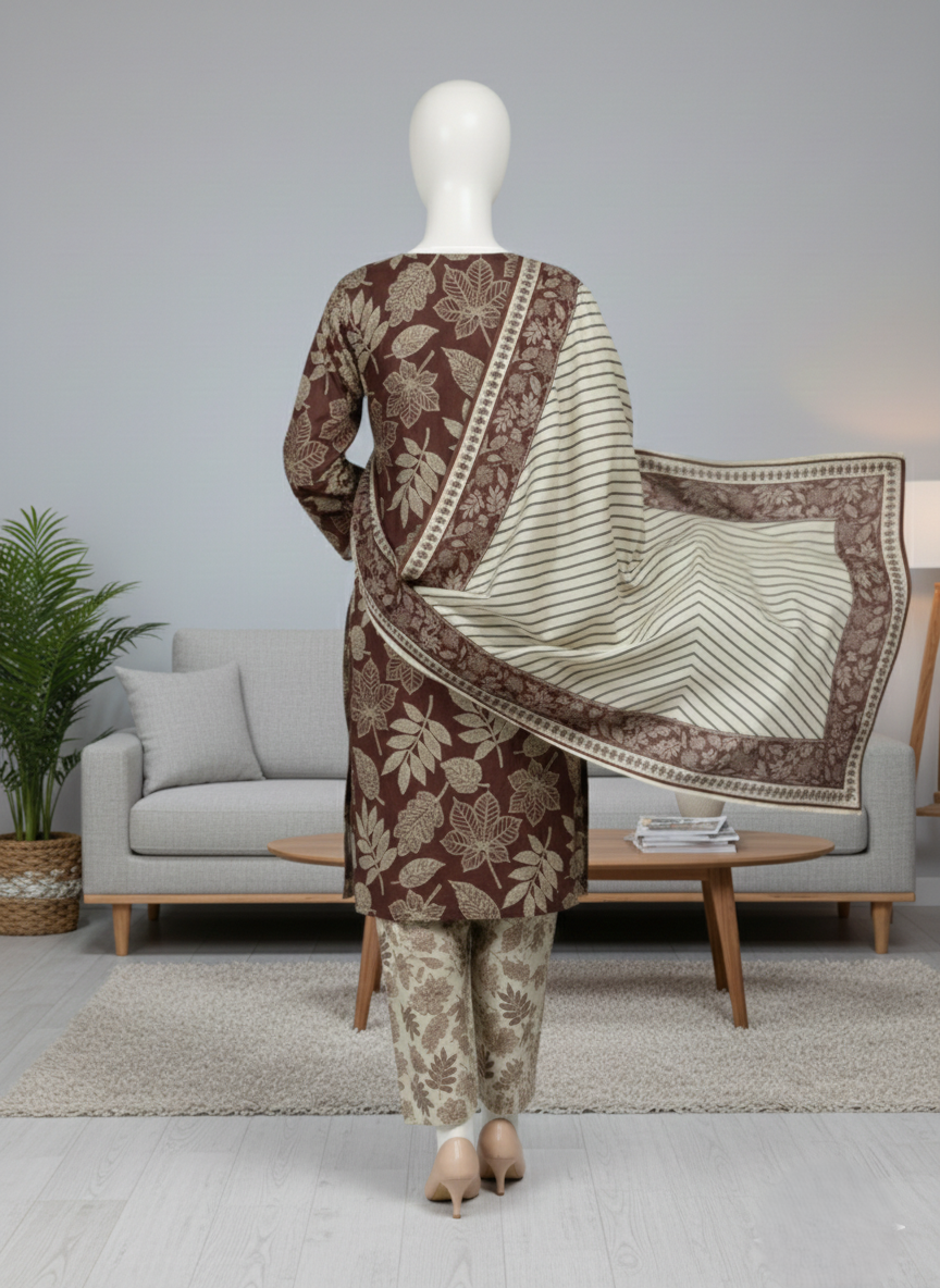 3 Piece - Bareeza Digital Lawn By Al Tawakkal Fabrics