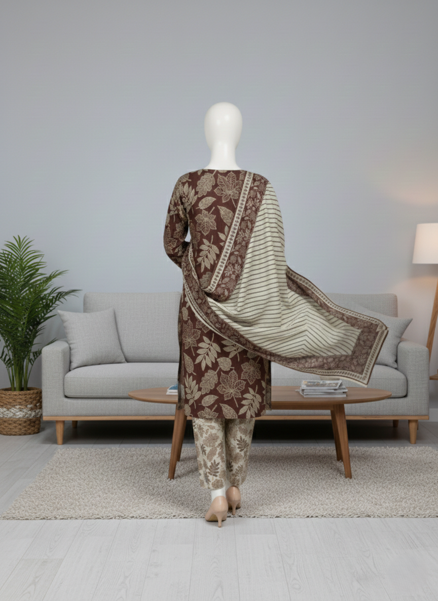 3 Piece - Bareeza Digital Lawn By Al Tawakkal Fabrics