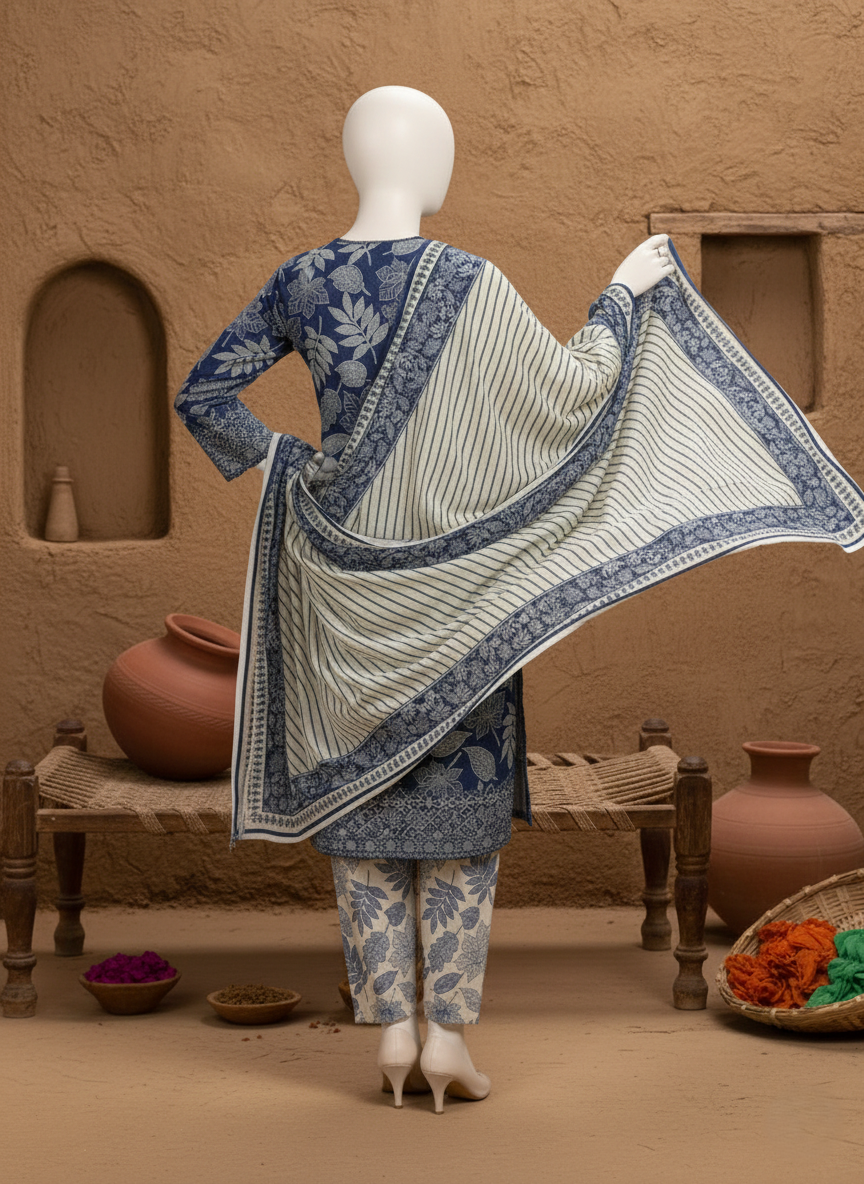 3 Piece - Bareeza Digital Lawn By Al Tawakkal Fabrics