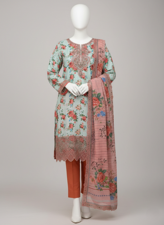 Bareeza Designer Embroidery By Al Tawakkal Fabrics