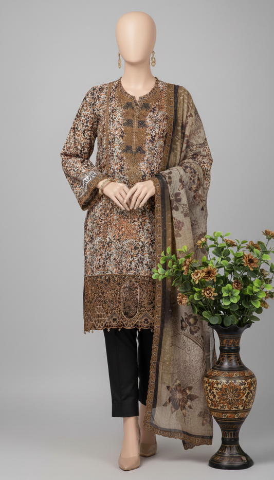 Bareeza Designer Embroidery By Al Tawakkal Fabrics