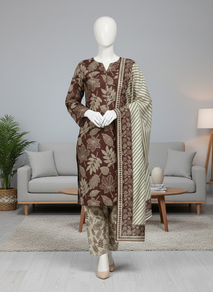 3 Piece - Bareeza Digital Lawn By Al Tawakkal Fabrics