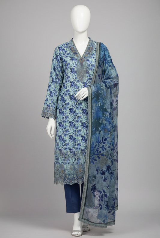 Bareeza Designer Embroidery By Al Tawakkal Fabrics