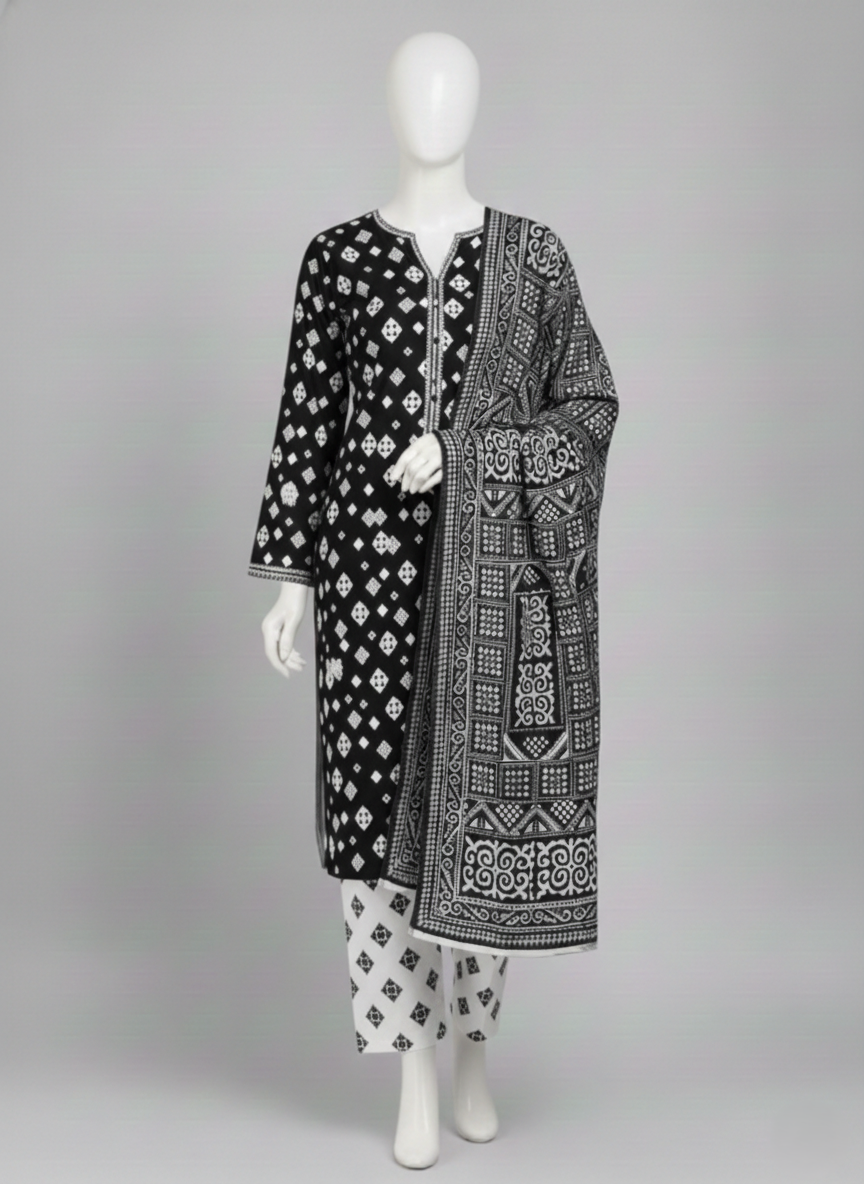 3 Piece - Bareeza Digital Lawn By Al Tawakkal Fabrics