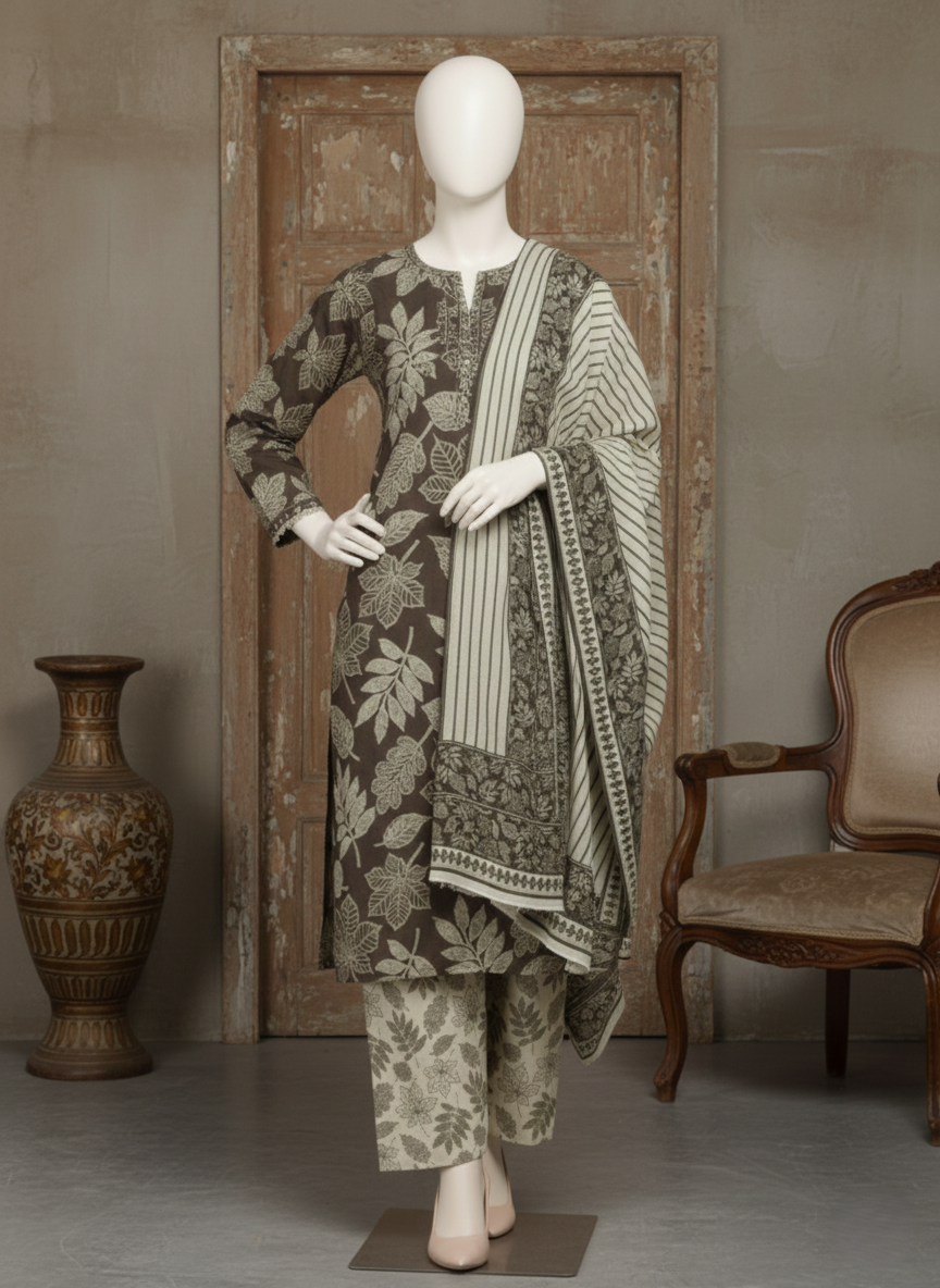 3 Piece - Bareeza Digital Lawn By Al Tawakkal Fabrics