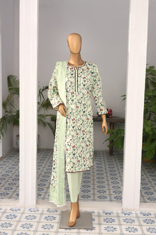 3 Piece - Bareeza Digital Cotton By Al Tawakkal Fabrics