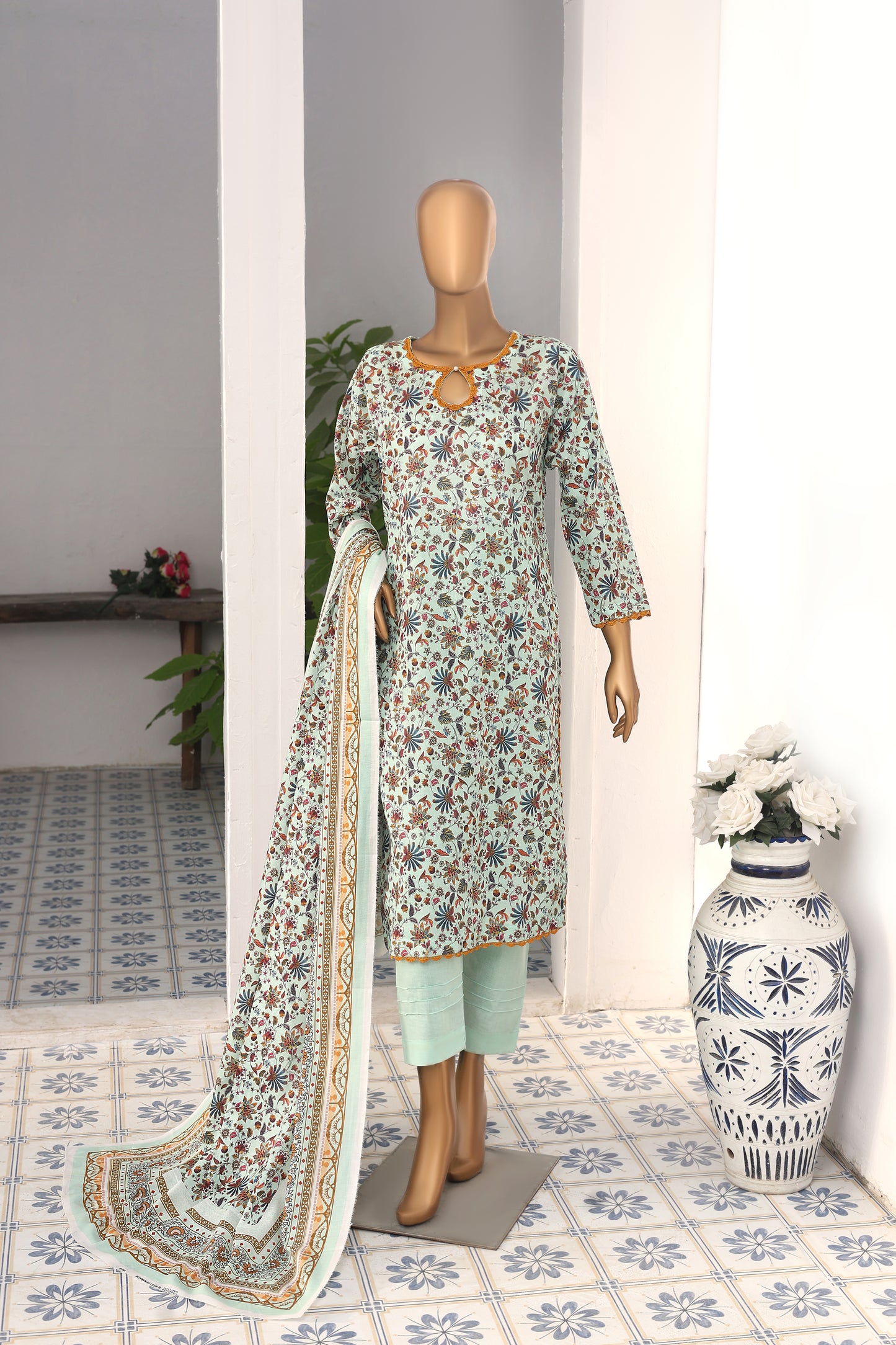 3 Piece - Bareeza Digital Cotton By Al Tawakkal Fabrics