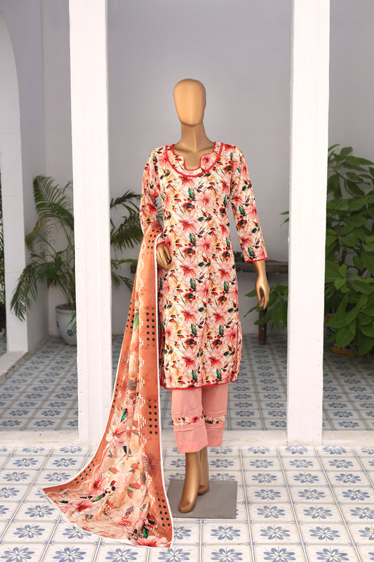 3 Piece - Bareeza Digital Cotton By Al Tawakkal Fabrics