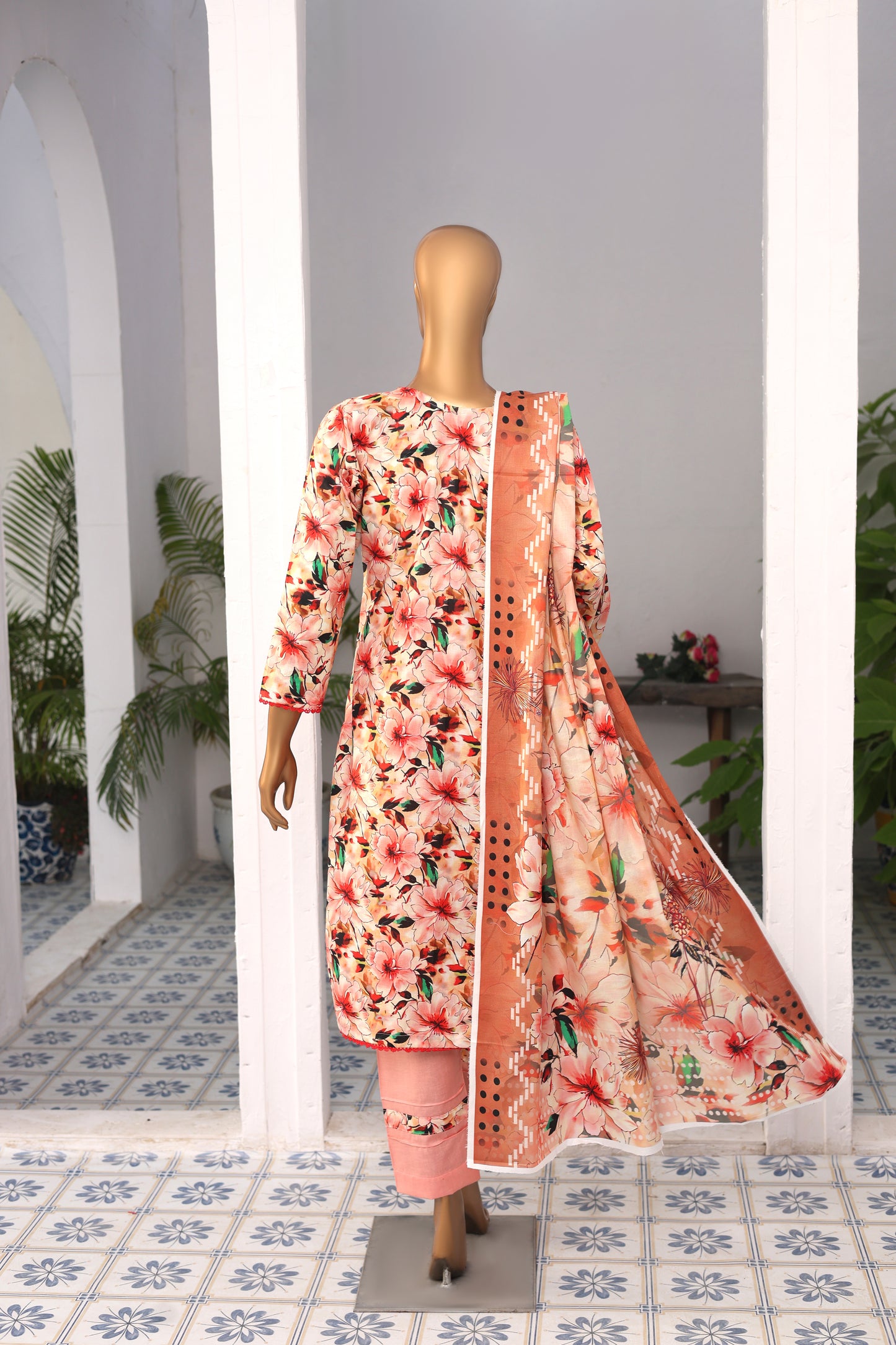 3 Piece - Bareeza Digital Cotton By Al Tawakkal Fabrics