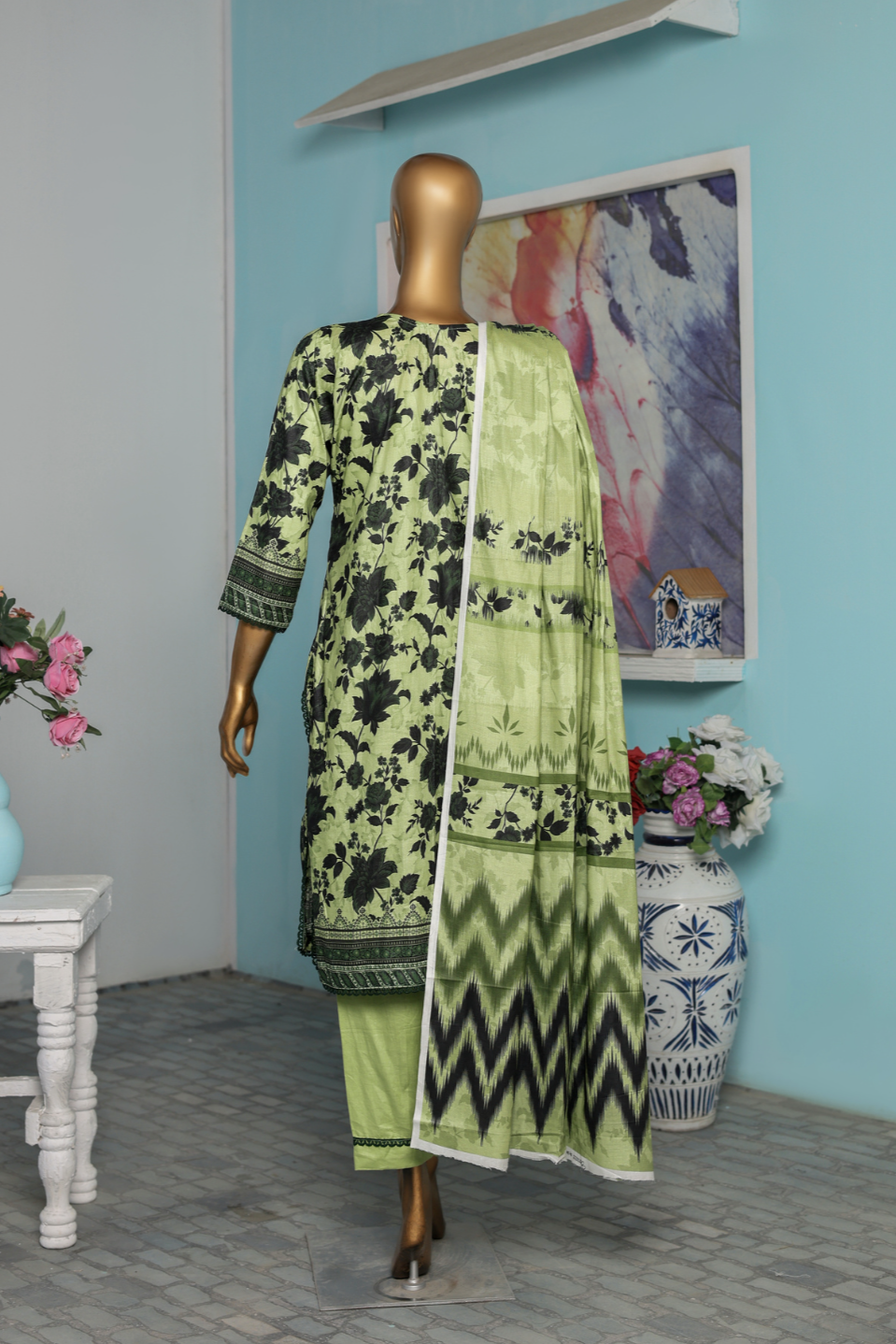 3 Piece - Bareeza Digital Cotton By Al Tawakkal Fabrics