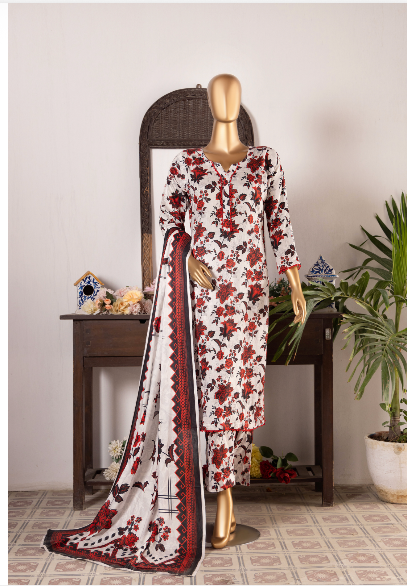 3 Piece - Bareeza Digital Lawn By Al Tawakkal Fabrics
