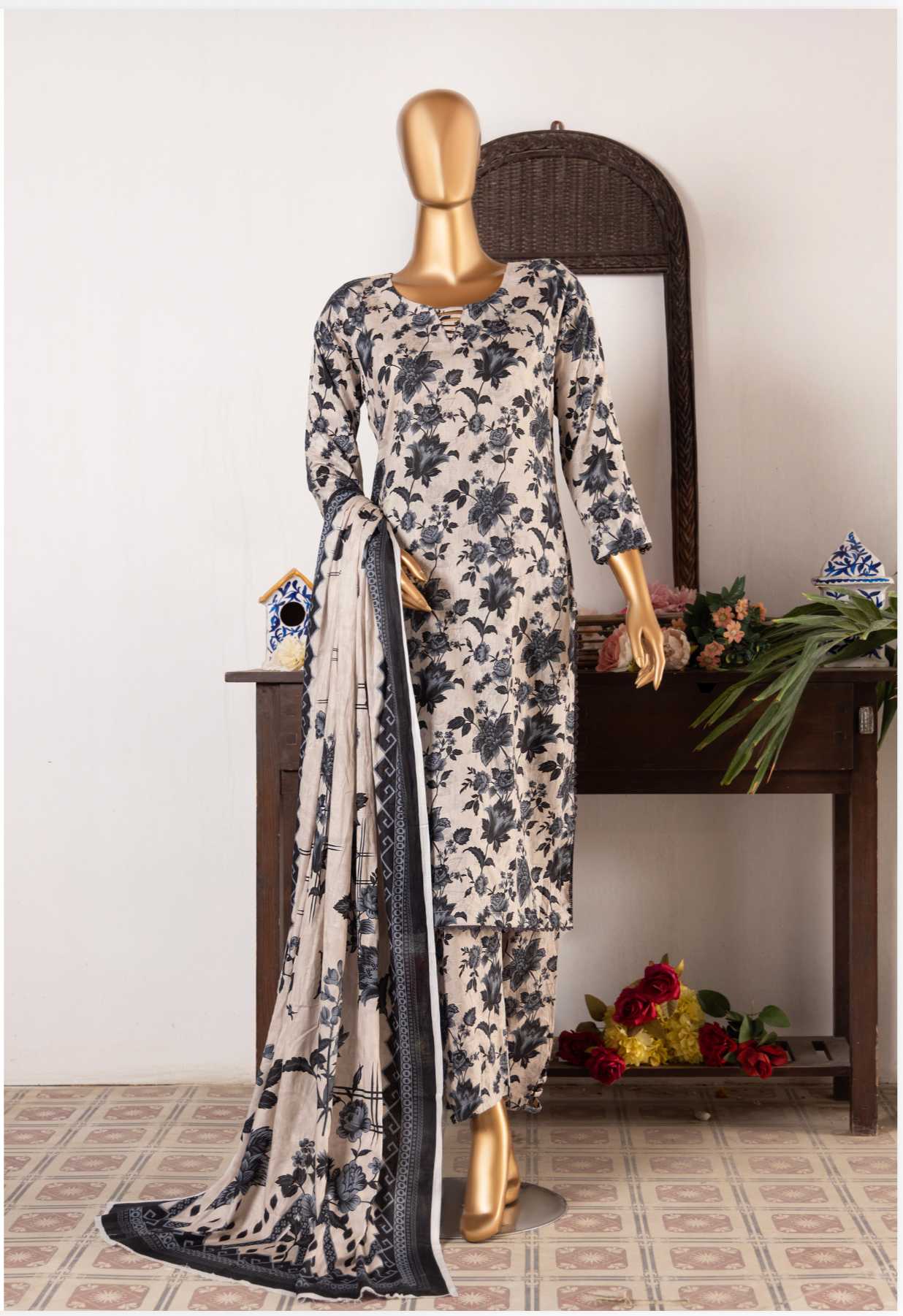 3 Piece - Bareeza Digital Lawn By Al Tawakkal Fabrics