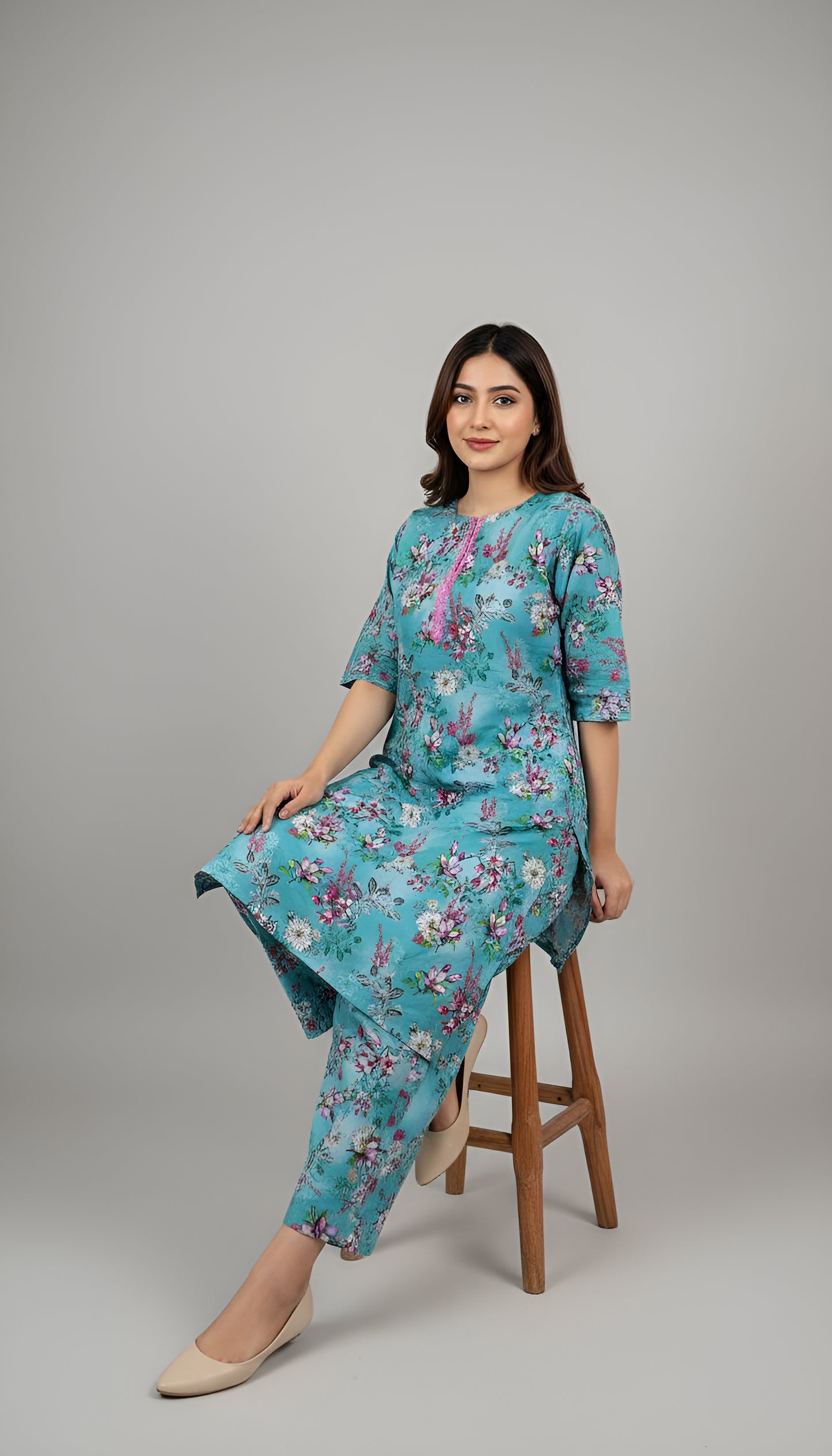 KHADIJA DIGITAL 2 PIECE STITCHED BY AL TAWAKKAL