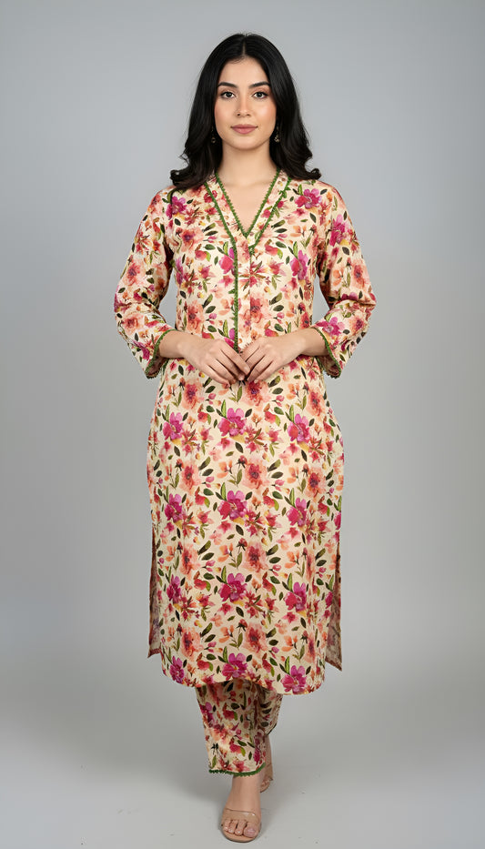 KHADIJA DIGITAL 2 PIECE STITCHED BY AL TAWAKKAL