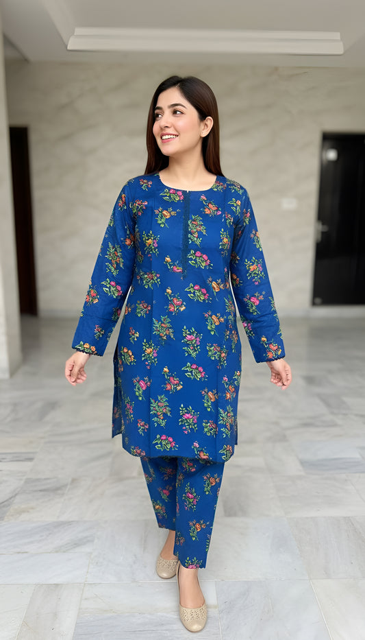 KHADIJA DIGITAL 2 PIECE STITCHED BY AL TAWAKKAL