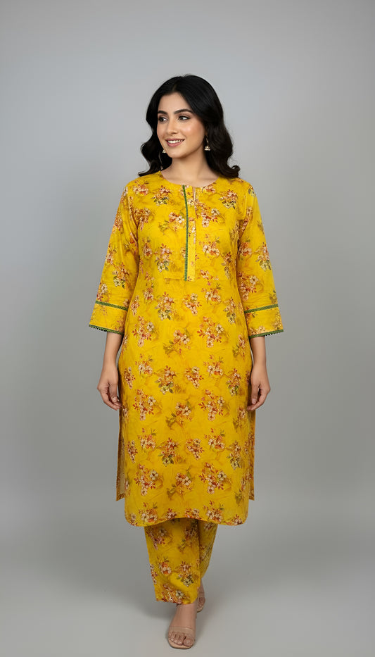 KHADIJA DIGITAL 2 PIECE STITCHED BY AL TAWAKKAL