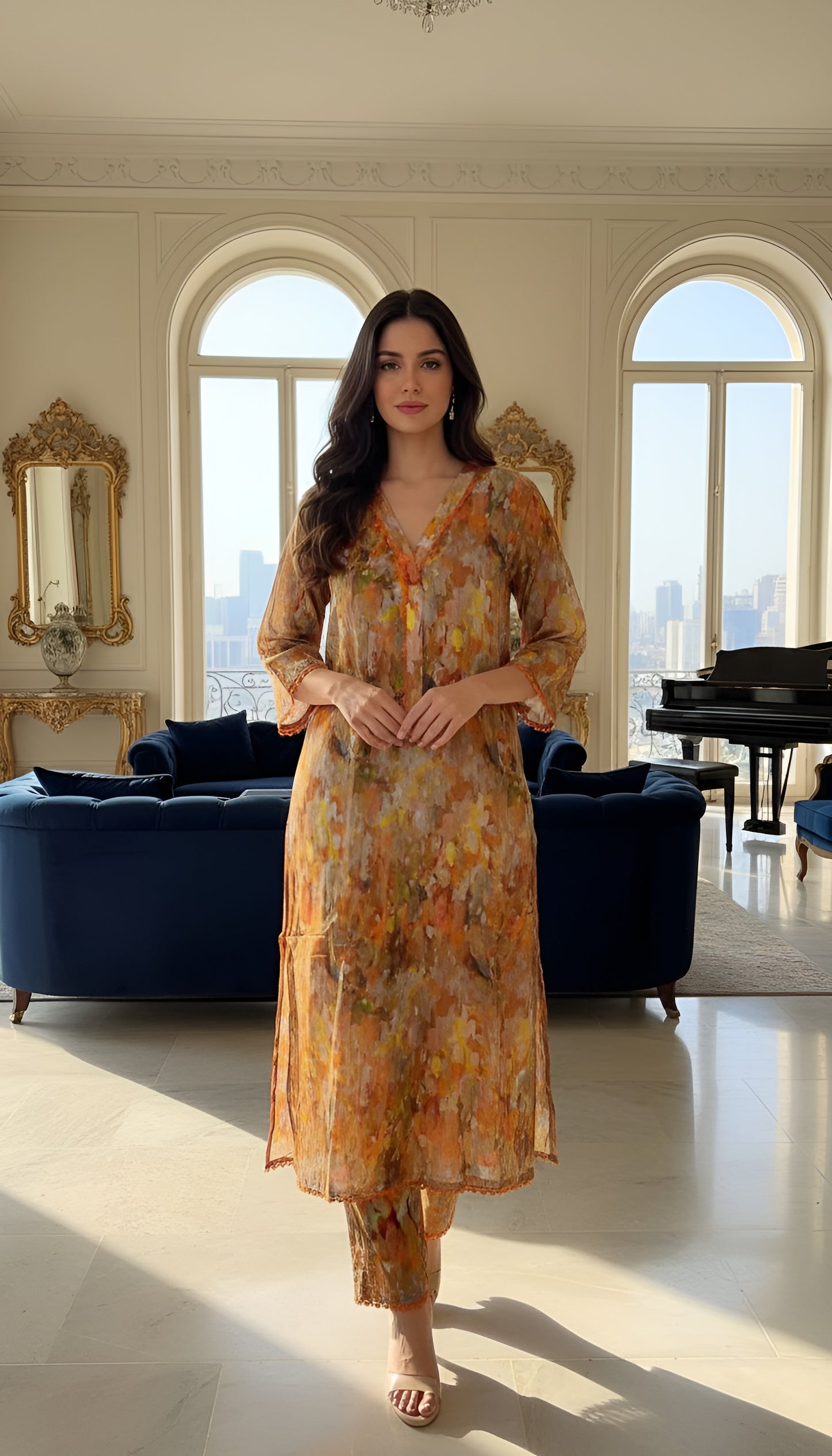 KHADIJA DIGITAL 2 PIECE STITCHED BY AL TAWAKKAL