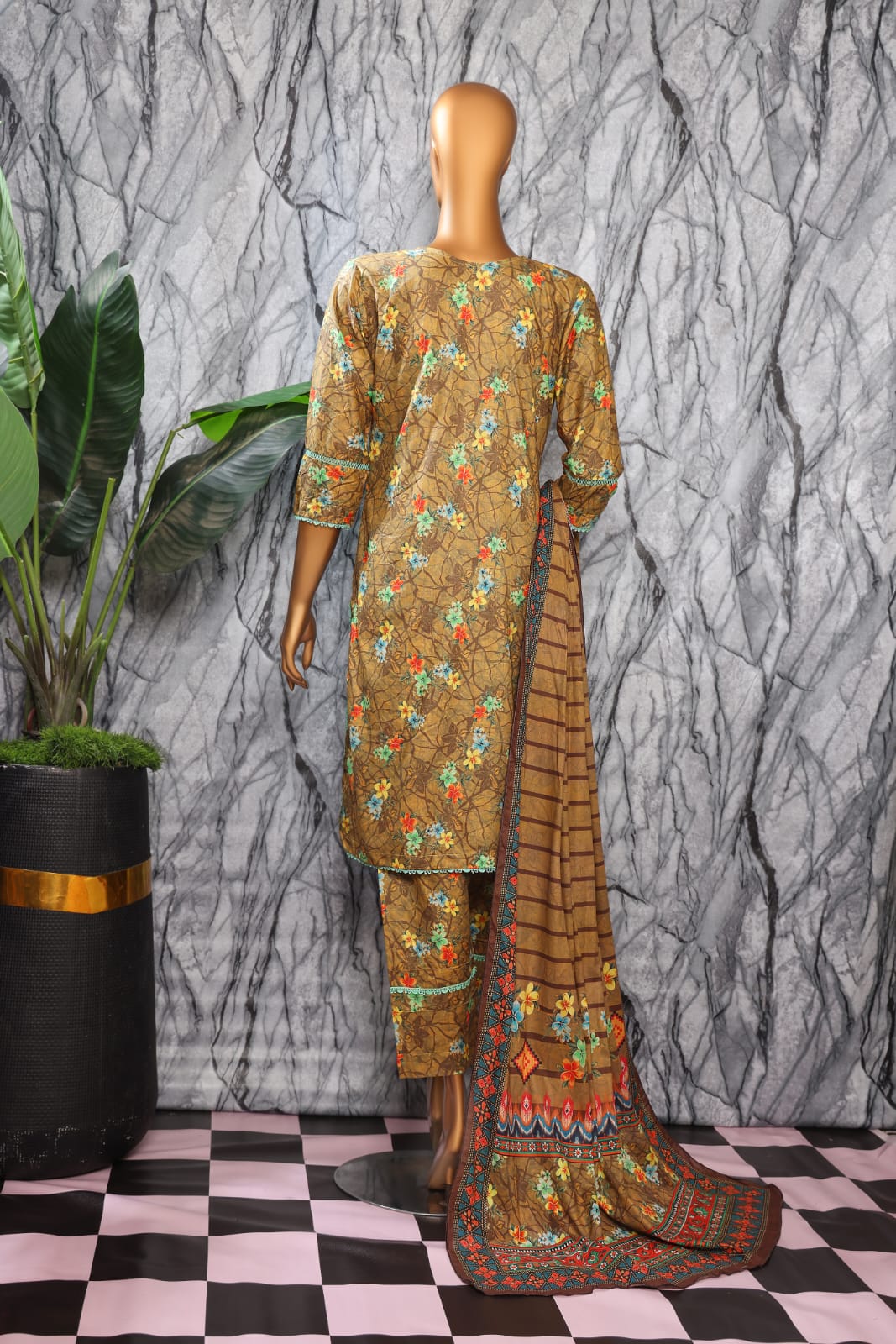 3 Piece - Bareeza Digital Cotton By Al Tawakkal Fabrics