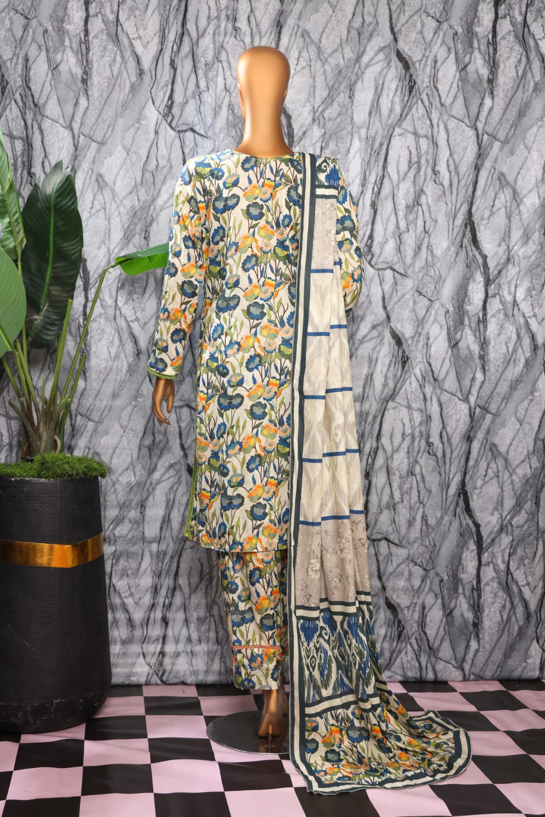 3 Piece - Bareeza Digital Cotton By Al Tawakkal Fabrics