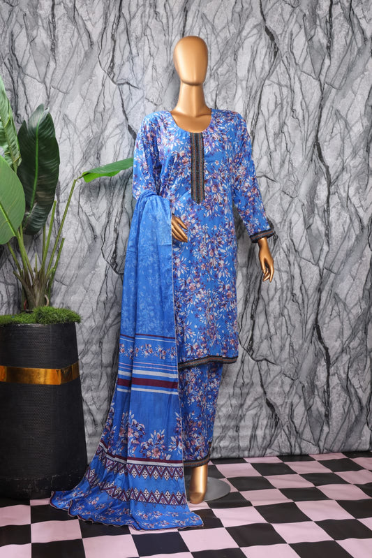 3 Piece - Bareeza Digital Cotton By Al Tawakkal Fabrics