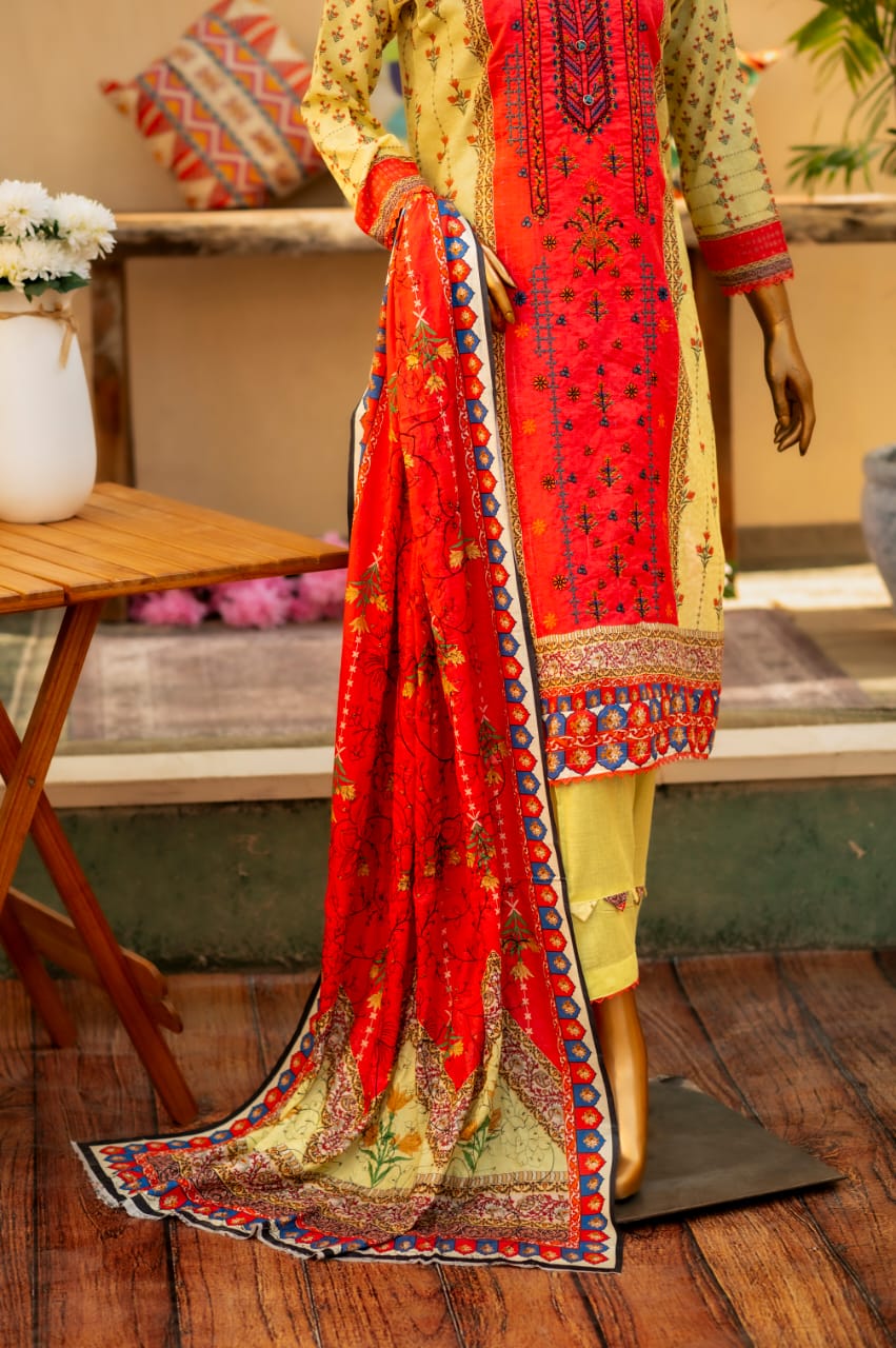 Satrangi Embroidery By Al Tawakkal Fabrics