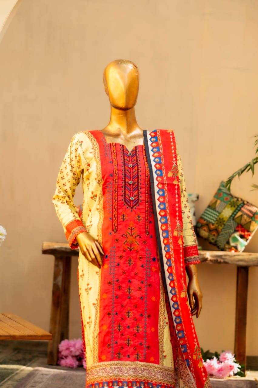 Satrangi Embroidery By Al Tawakkal Fabrics