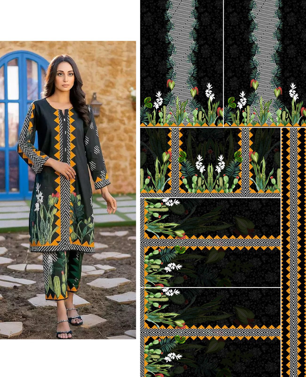 Co-ord set by Al Tawakkal