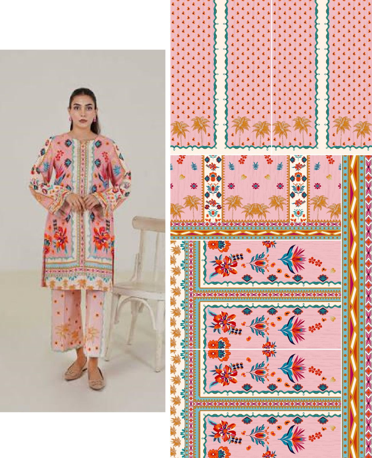 Co-ord set by Al Tawakkal