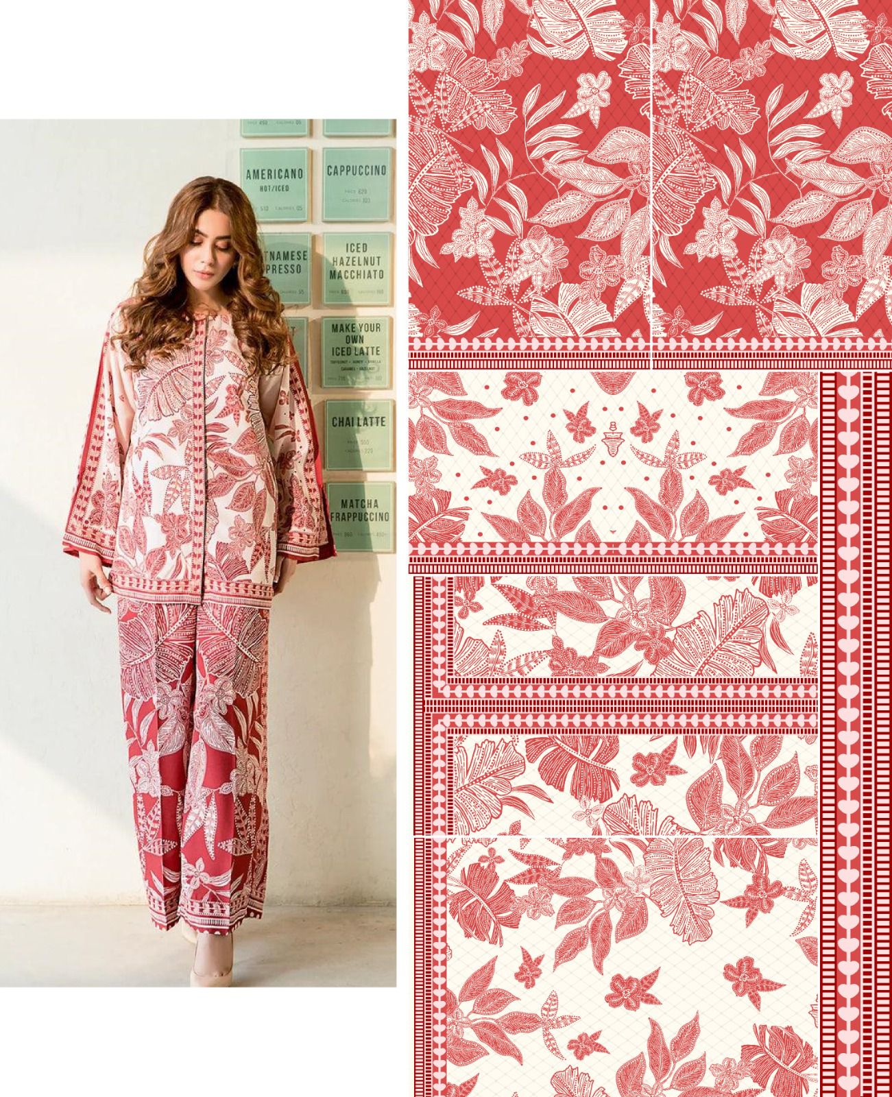 Co-ord set by Al Tawakkal