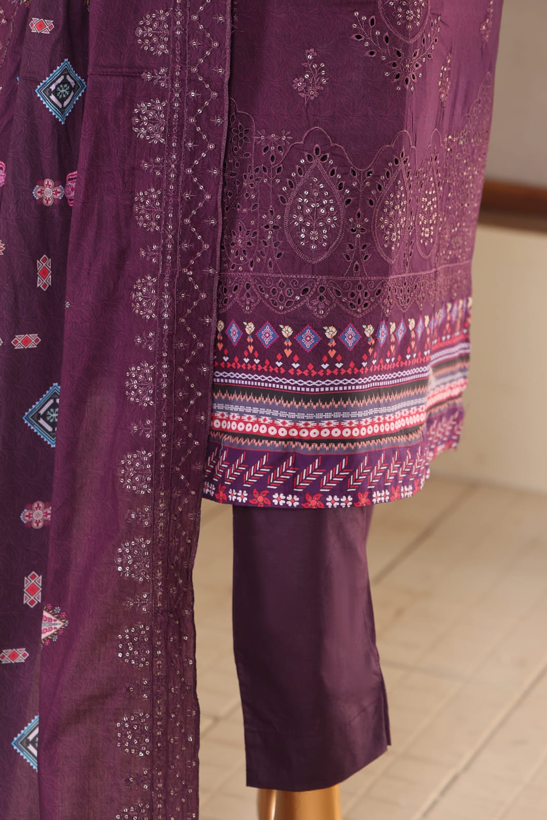 Satrangi Cutwork Embroidery By Al Tawakkal Fabrics