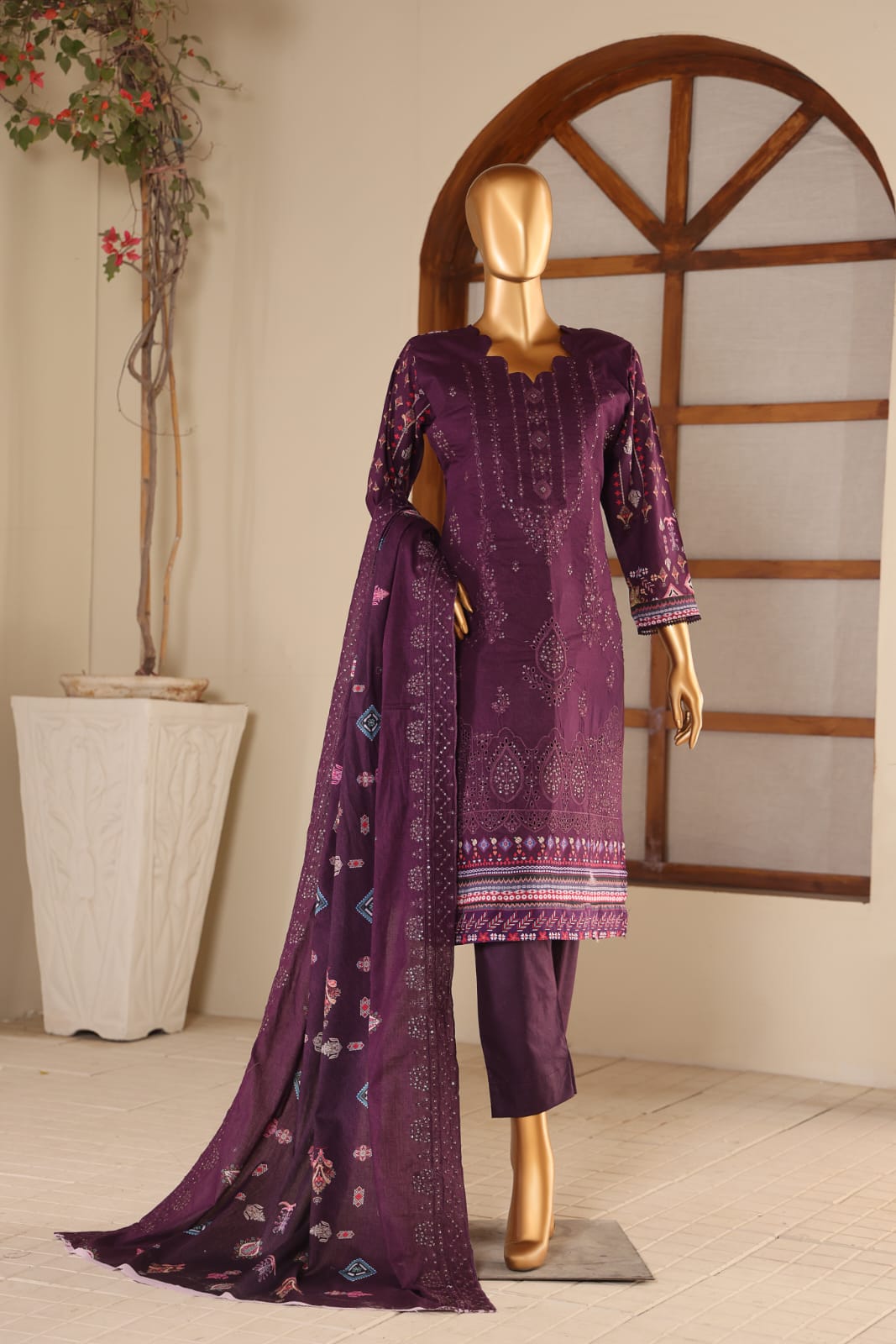 Satrangi Cutwork Embroidery By Al Tawakkal Fabrics