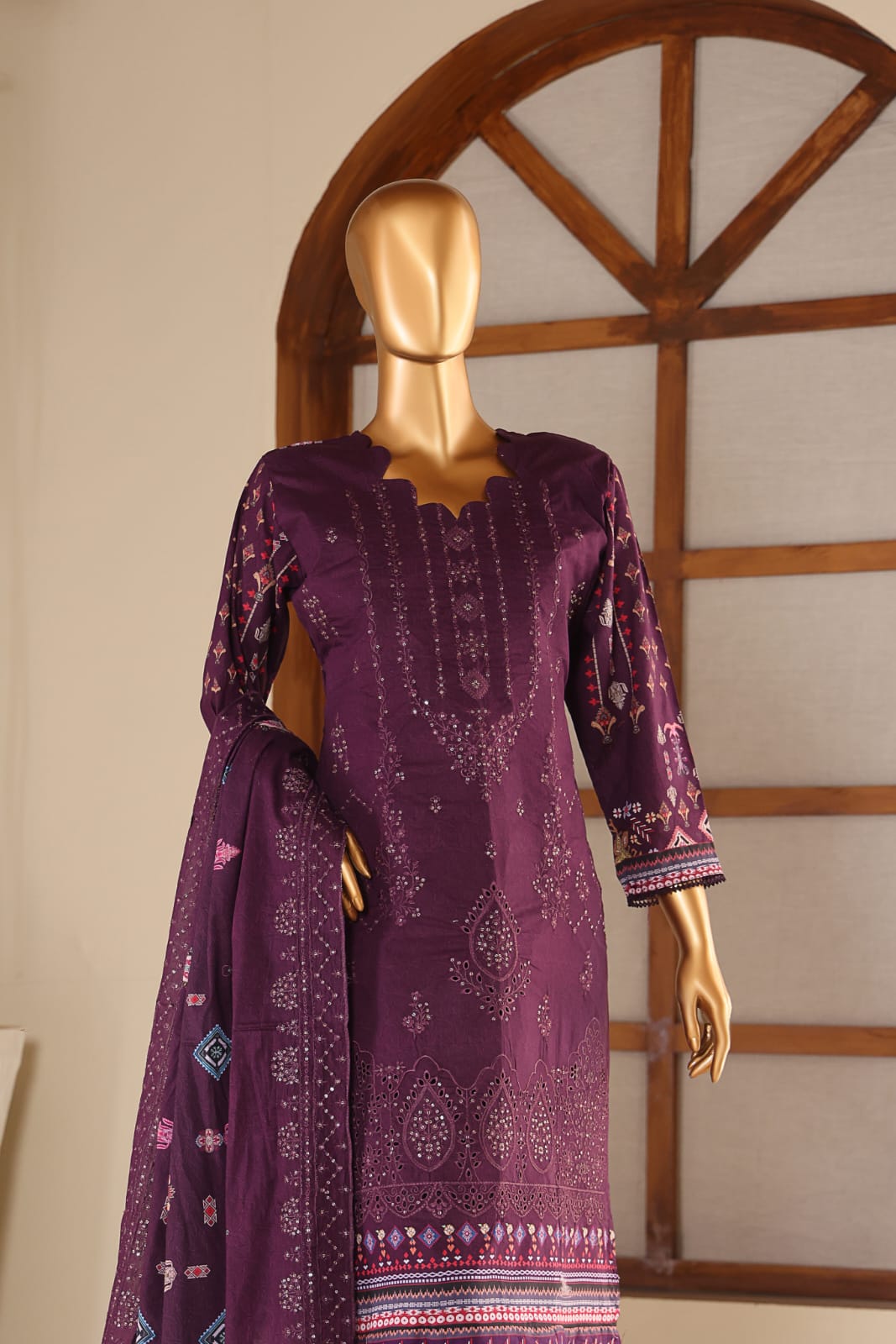 Satrangi Cutwork Embroidery By Al Tawakkal Fabrics