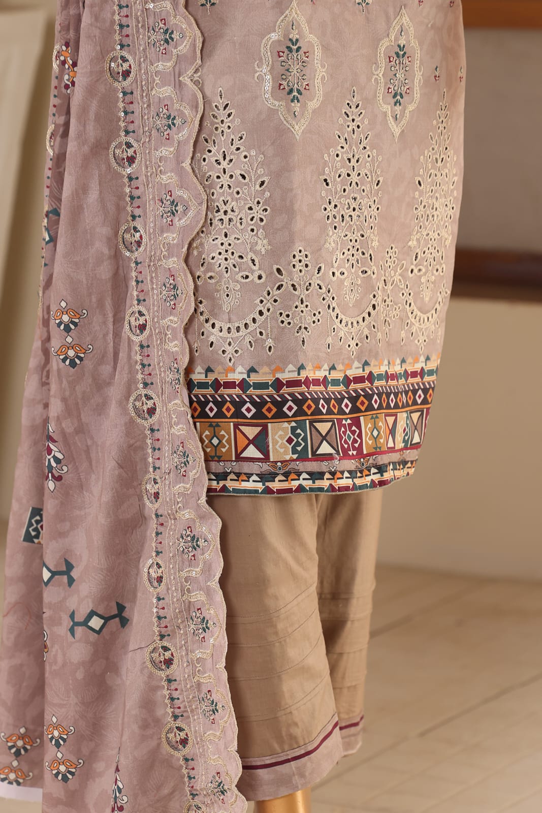 Satrangi Cutwork Embroidery By Al Tawakkal Fabrics