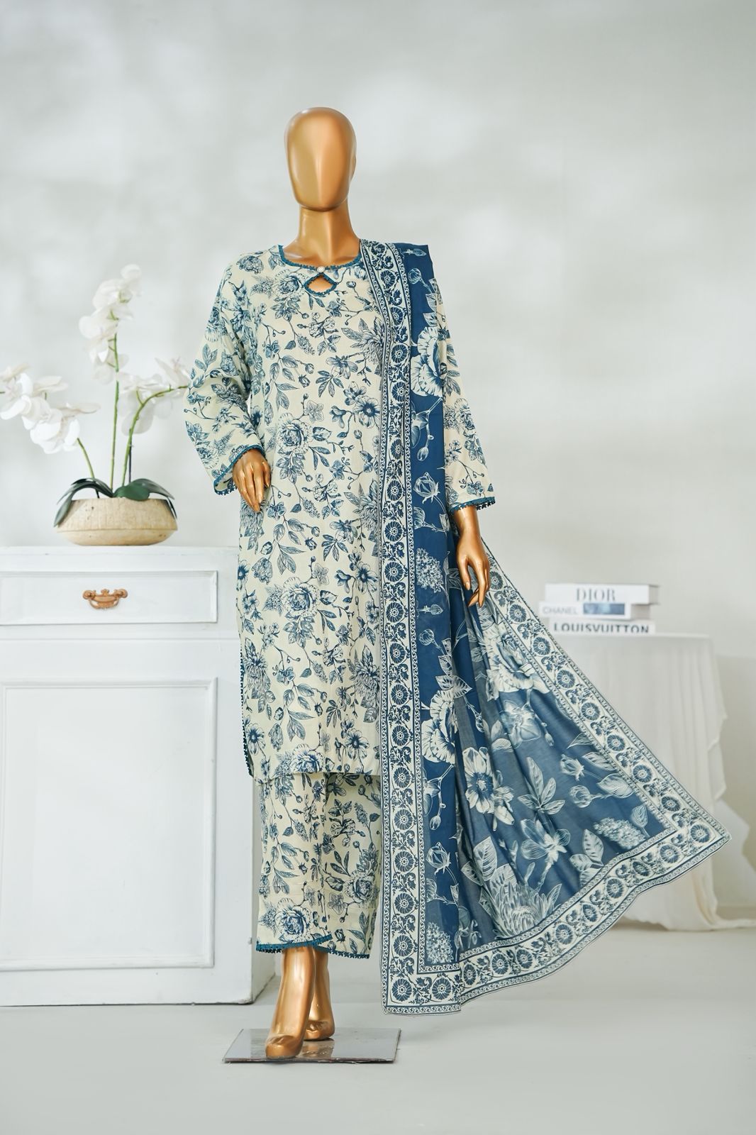 3 Piece - Satrangi Digital Lawn By Al Tawakkal Fabrics