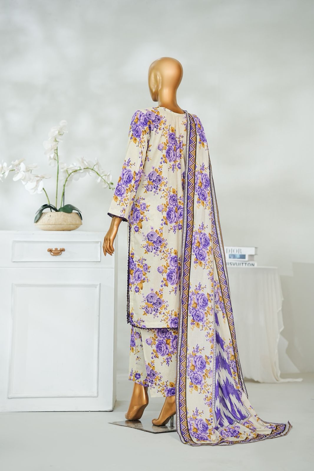3 Piece - Satrangi Digital Lawn By Al Tawakkal Fabrics