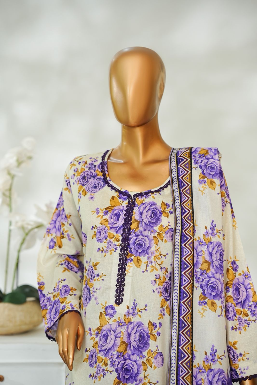 3 Piece - Satrangi Digital Lawn By Al Tawakkal Fabrics