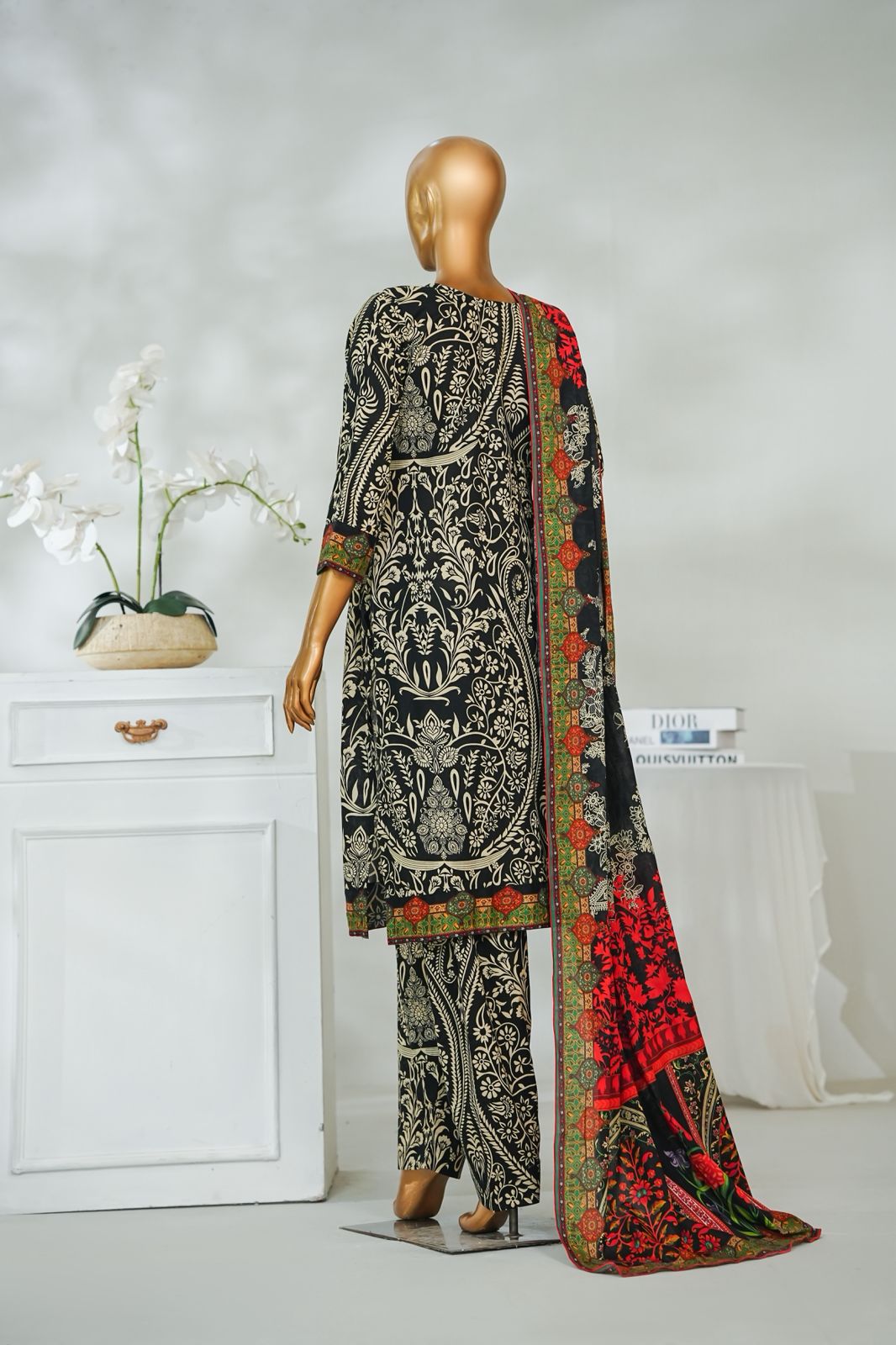 3 Piece - Satrangi Digital Lawn By Al Tawakkal Fabrics
